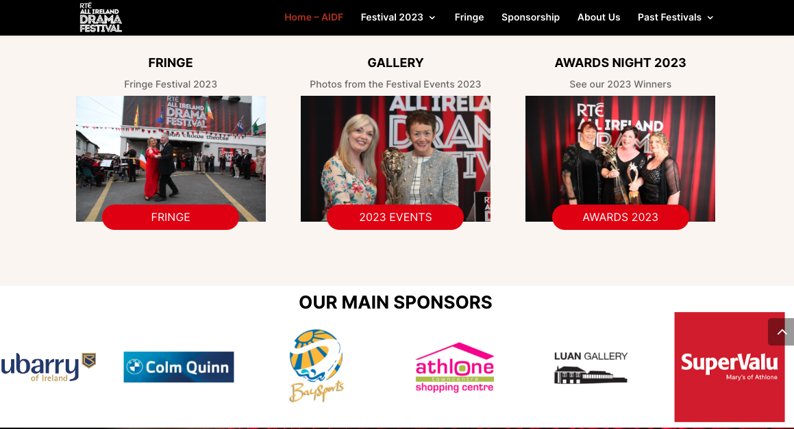 Drama Festival Website 2
